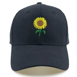 Hot Sunflower Embroidered Baseball Cap