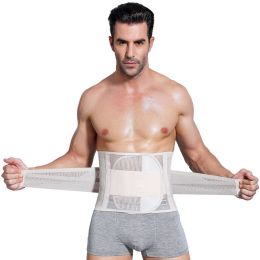 Waist Trimmers for Men Low Belly Stomach Wraps for Weight Loss (Color: White, size: L)